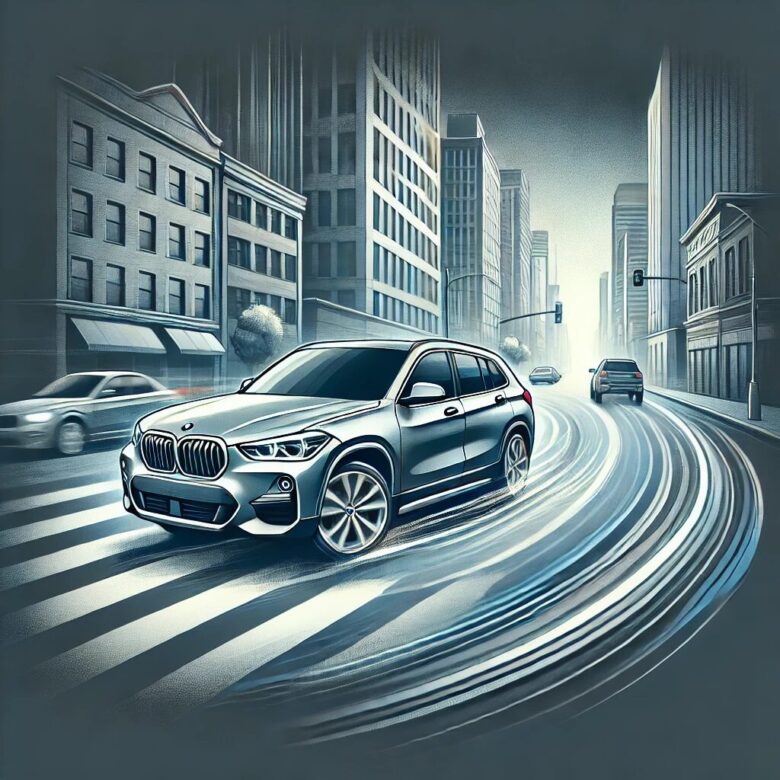 bmw x1のイラスト画像