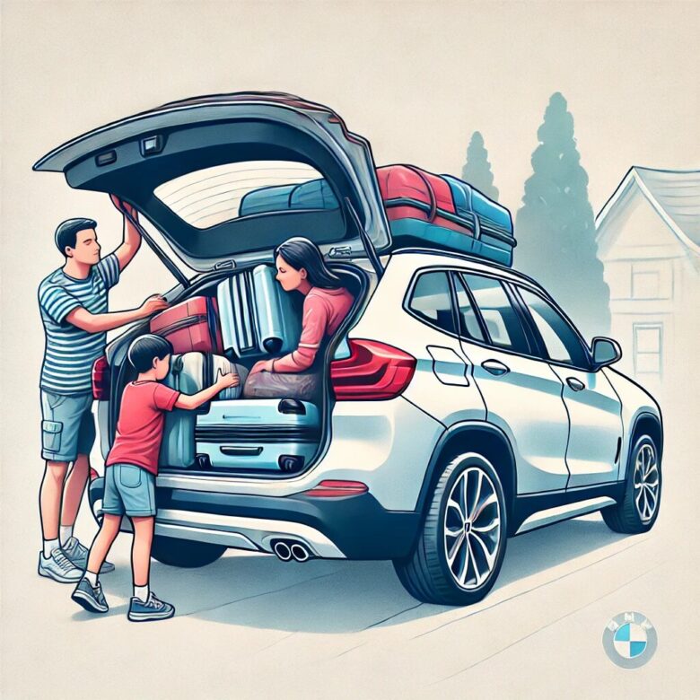 bmw x1のイラスト画像